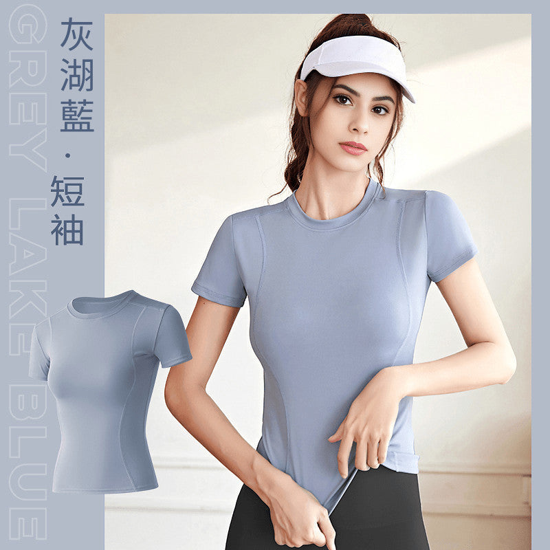 吸濕排汗修身瑜珈T恤