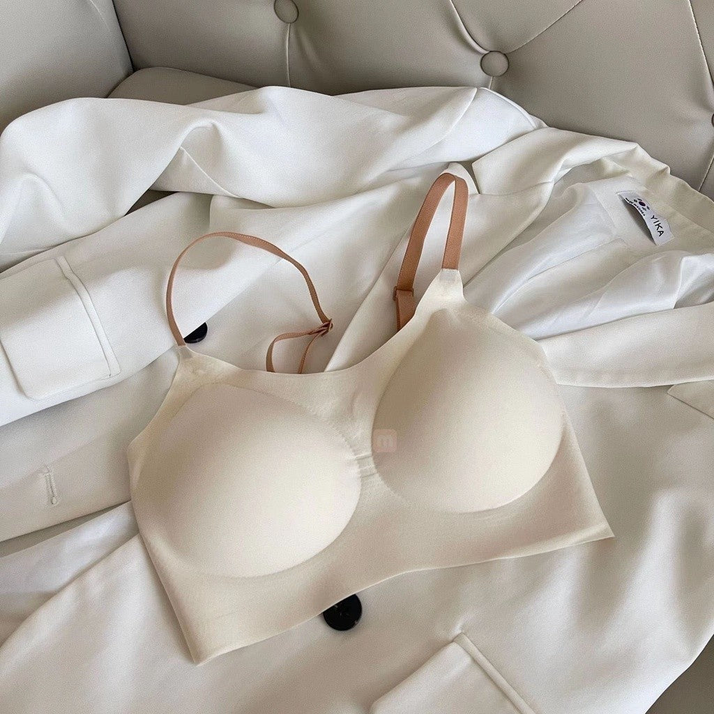 雲朵乳膠撞色肩帶運動內衣