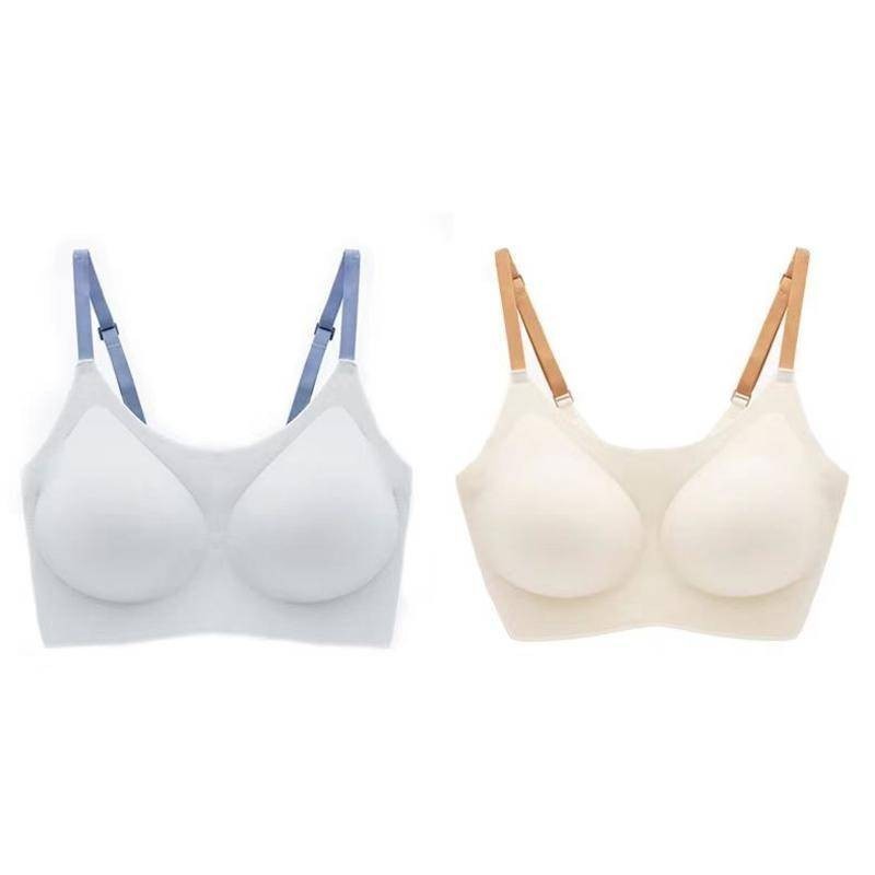 雲朵乳膠撞色肩帶運動內衣
