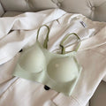雲朵乳膠撞色肩帶運動內衣