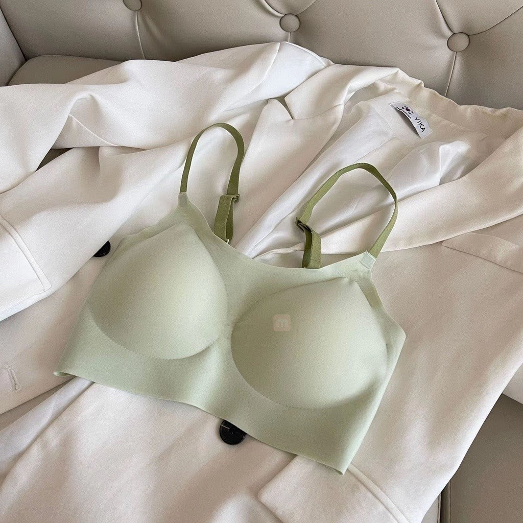 雲朵乳膠撞色肩帶運動內衣
