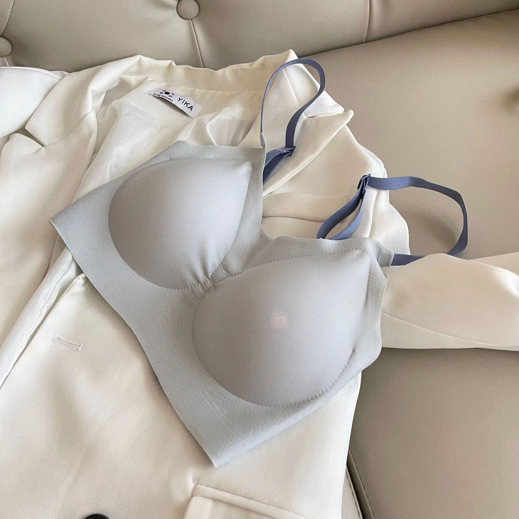 雲朵乳膠撞色肩帶運動內衣