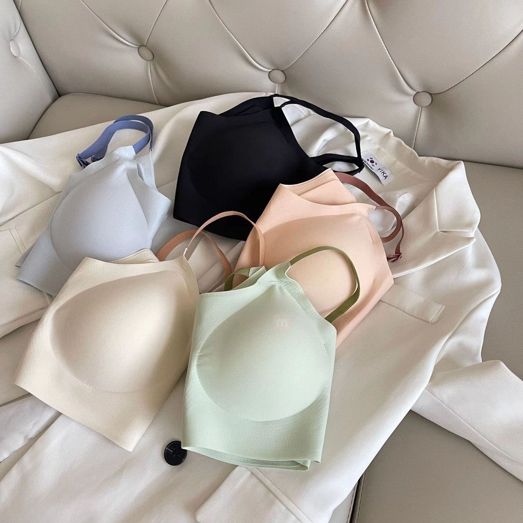 雲朵乳膠撞色肩帶運動內衣