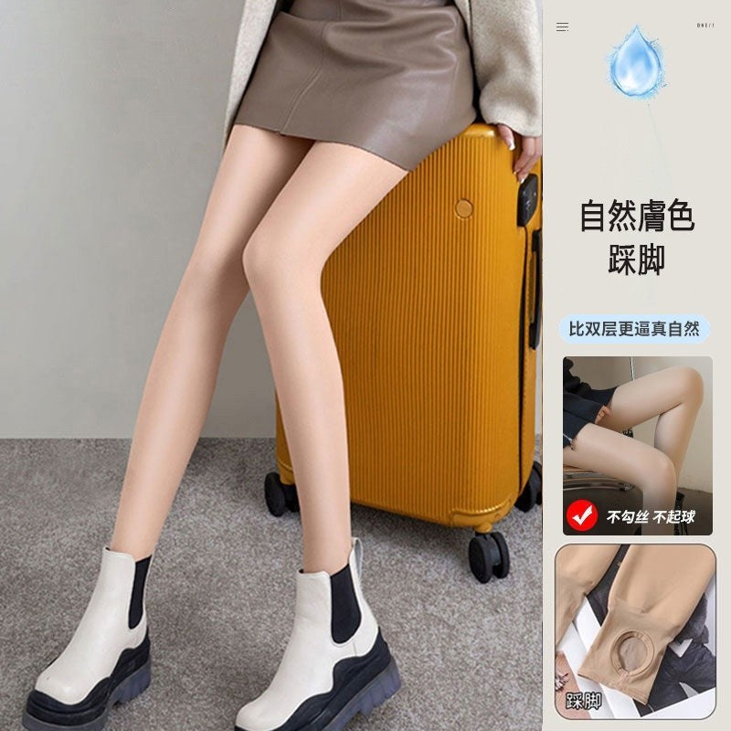 加絨裸感光腿神器褲襪