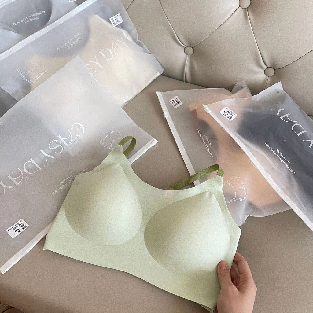雲朵乳膠撞色肩帶運動內衣