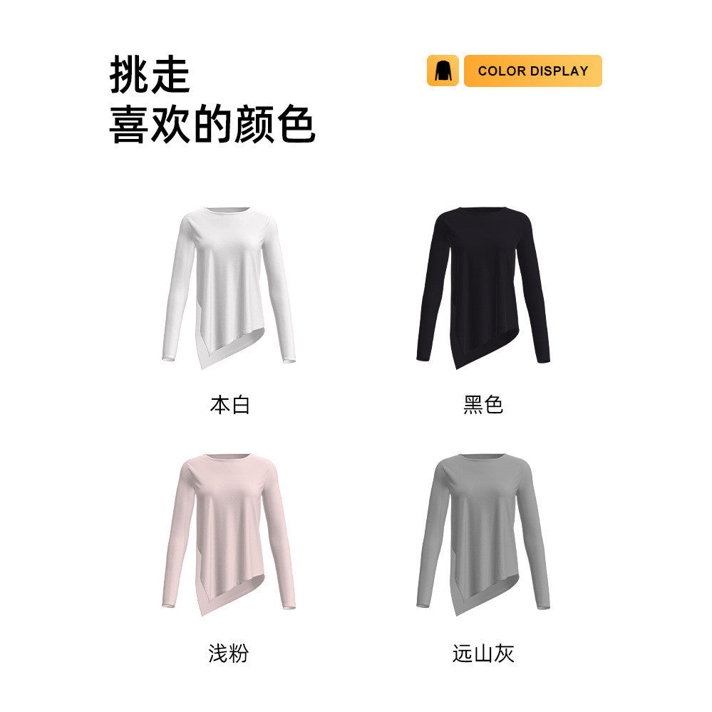 冰絲長袖瑜珈罩衫