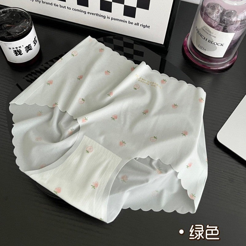 冰絲超薄無痕內褲（草莓款）