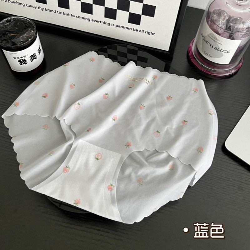 冰絲超薄無痕內褲（草莓款）