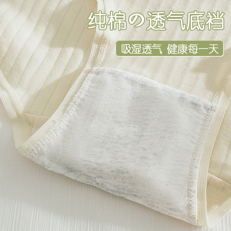 簡約拼色純棉內褲
